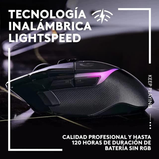 Thumbnail 1 de Logitech G G502 X Plus Inalámbrico RGB Gaming 25600 DPI 🖱