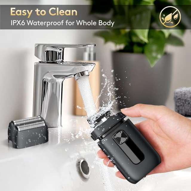 Thumbnail 6 de Brightup Electric Foil Shaver for Men with Pop-Up Trimmer, Wet/Dry Design, Travel Lock, and LED Display