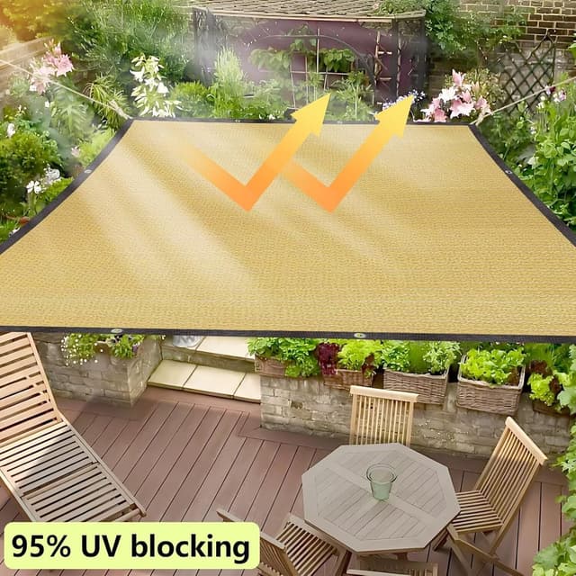 Thumbnail 7 de Toldo rectangular Verano 🌞 Red de sombra para jardín y terraza