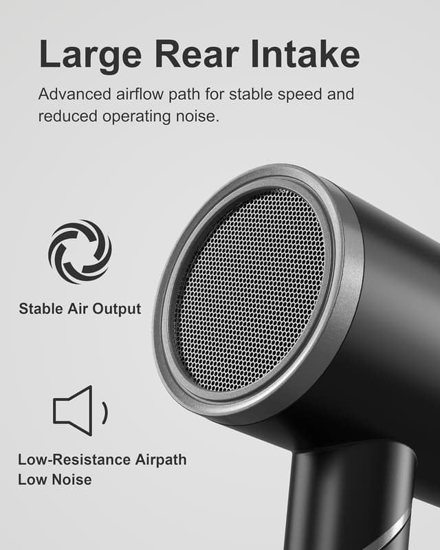 Thumbnail 6 de ANNLARY Hair Dryer with Comb 1800W