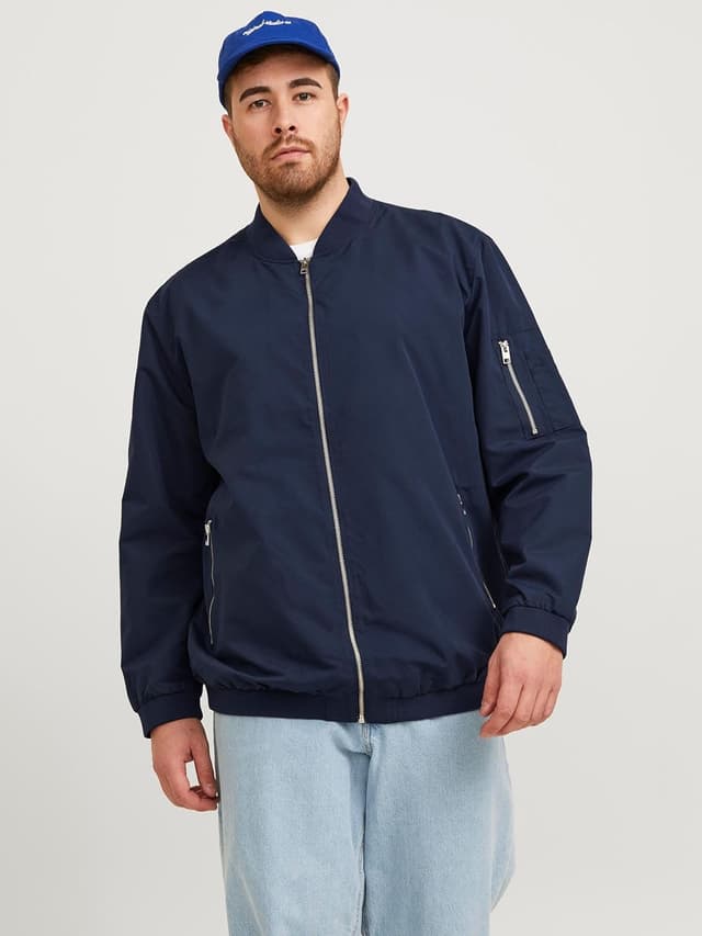 Detalle 2 de Veste bomber à manches longues Jack & Jones – coupe Regular Fit en polyester
