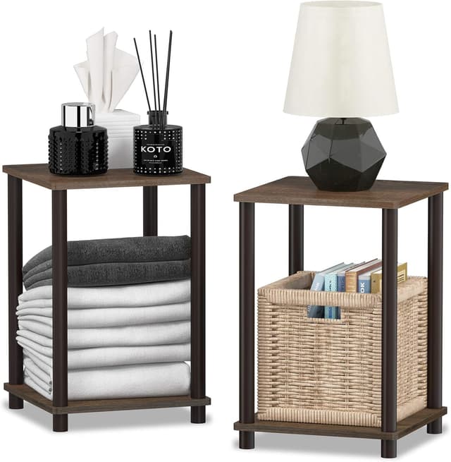 Imagen de Furinno Tavolino legno 34,04x50,8 cm 2 unità en OfertitasTOP