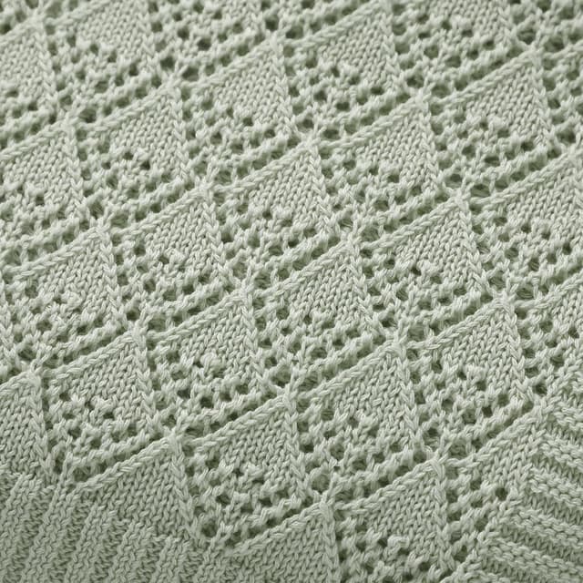 Detalle de Cellular baby blanket 100 x 80cm cotton