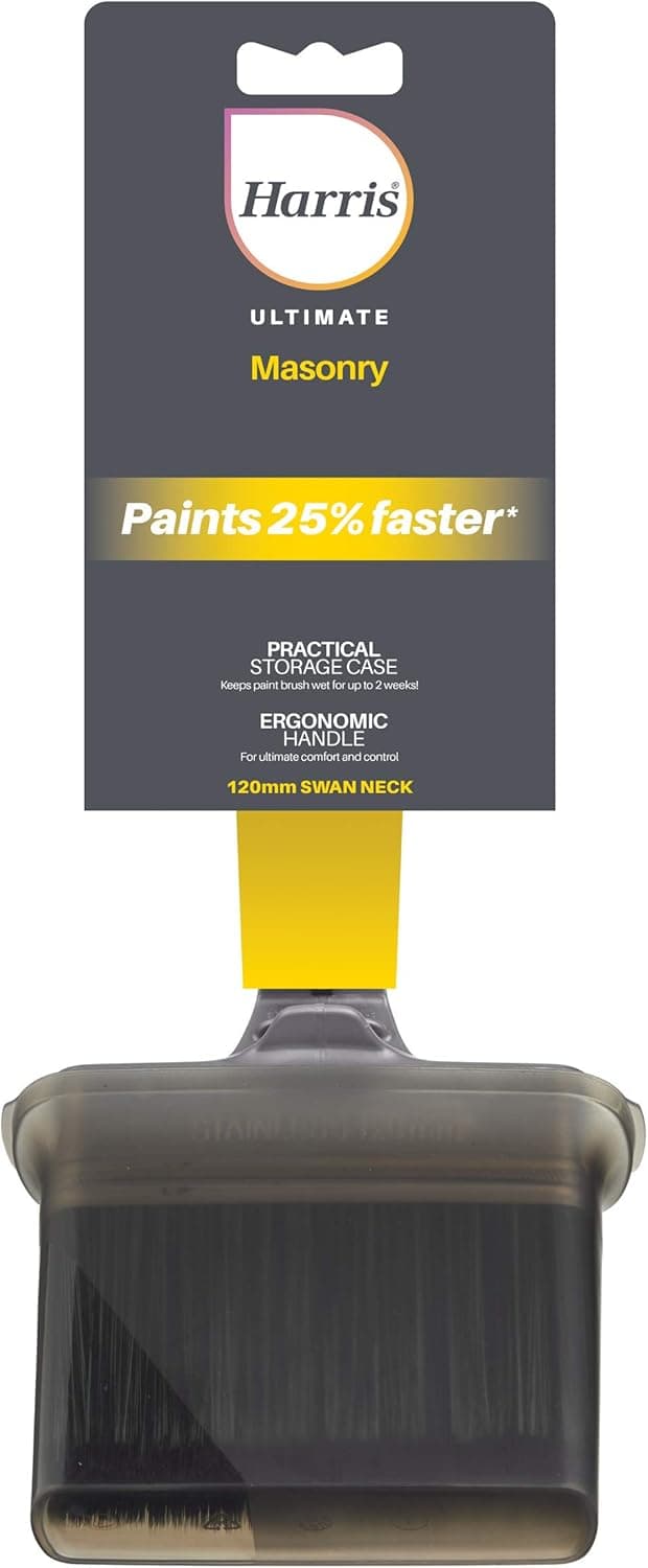 Detalle de Harris Ultimate Masonry Swan Neck Paint Brush, 120mm