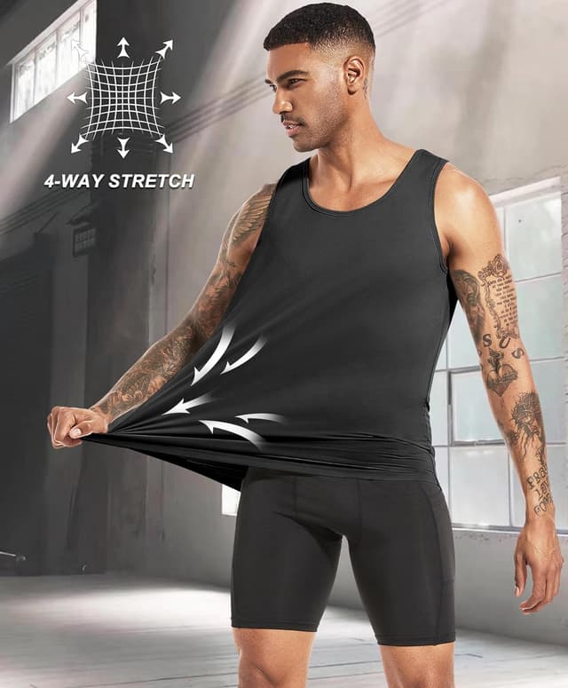 Thumbnail 2 de Boyzn Cotton Gym Tank Tops 3 Pack