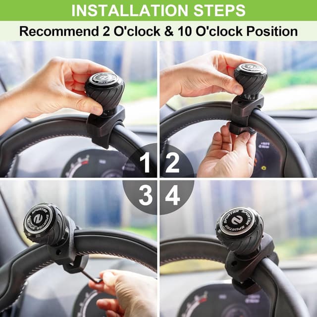 Thumbnail 5 de Spurtar Steering Wheel Knob Spinner 2Pack