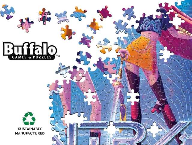 Detalle 2 de Buffalo Games “for The Fans” 500-Piece K-pop Demon Hunters Foil Jigsaw Puzzle