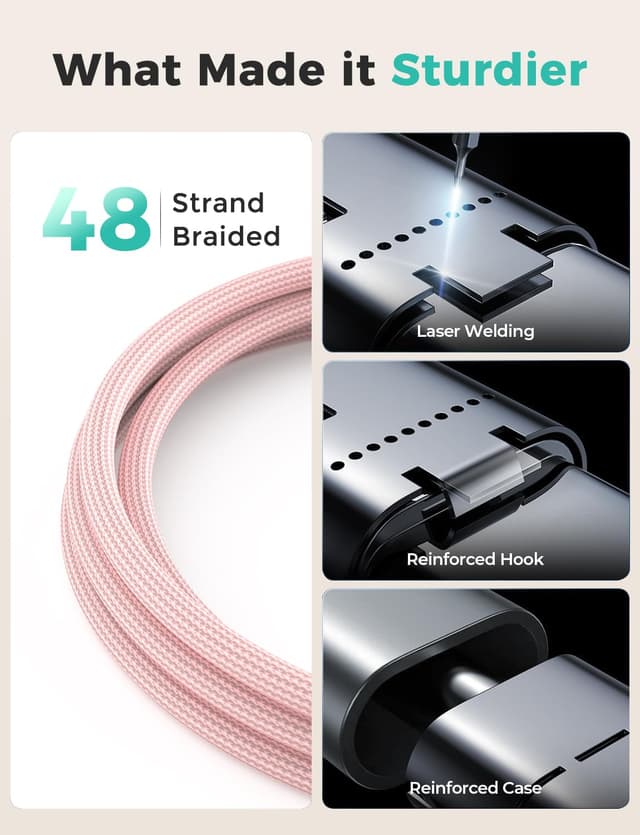 Thumbnail 1 de Amasuki 3 in 2 Ladekabel 4FT für Apple Watch