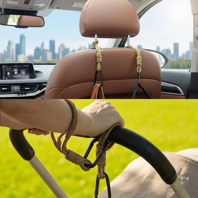 Thumbnail 6 de iBestgol Buggy Clips for Pram 2pc 🚼