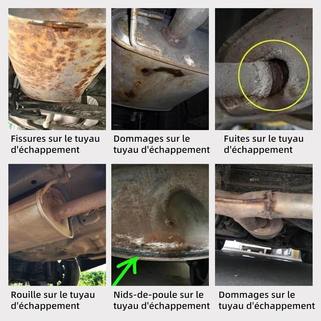 Detalle 2 de LOCBONDSO pâte d’échappement 1100°C (75 g) – colmater trous, fissures et points de rouille