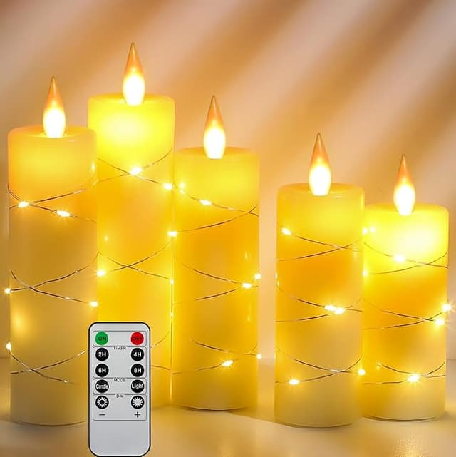 Imagen de Da by Velas LED con control remoto y llama danzante 🕯 en OfertitasTOP