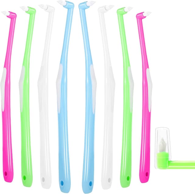 Detalle de RAYITO Interspace Single-Tufted Interdental Brushes 8-pack 🪥