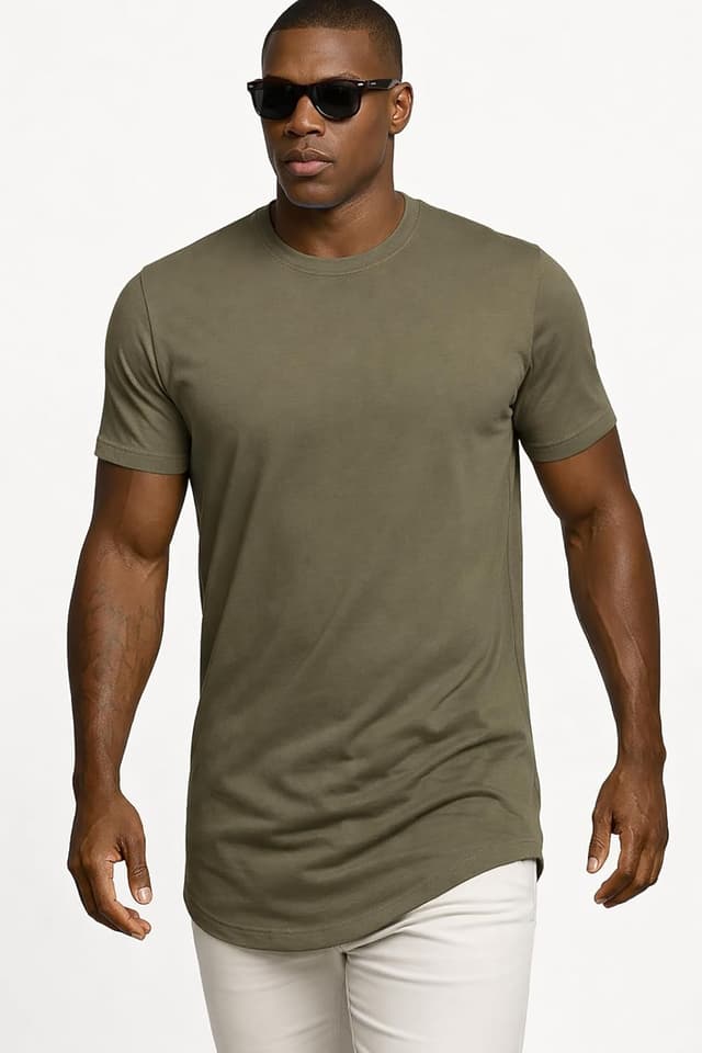 Detalle de Leif Nelson T-shirt homme col rond LN-8281