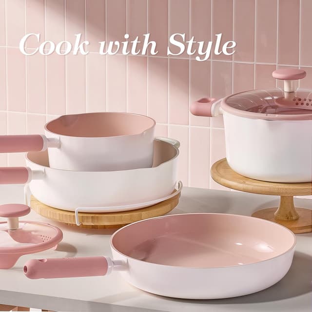 Thumbnail 3 de CAROTE 15-piece Ceramic Cookware Set nonstick