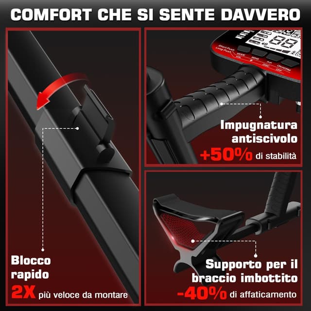 Detalle de DR.ÖTEK Metal Detector Professionali 25 cm