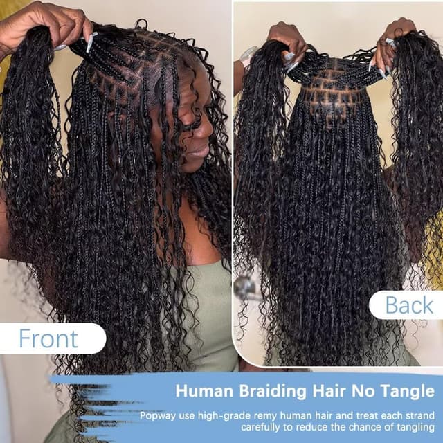 Thumbnail 5 de Human Braiding Hair 150g for Boho Braids ๐โ