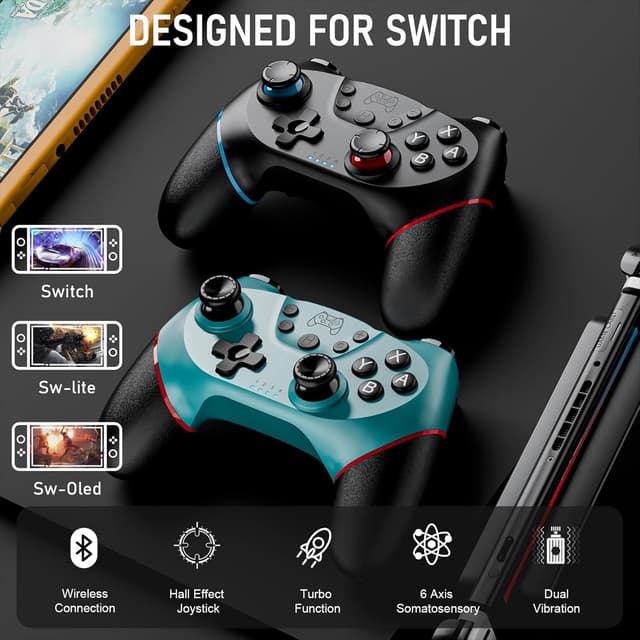 Thumbnail 5 de ETPARK Switch Pro Controller 550 mAh