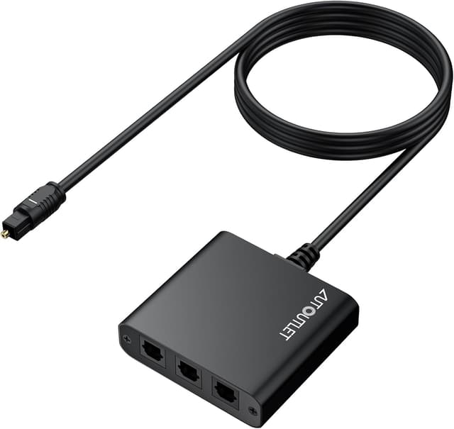 Imagen de AUTOUTLET 3-Way Toslink Optical Audio Splitter 1m en OfertitasTOP