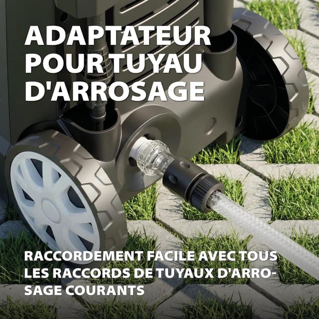 Detalle 2 de WAGNER AQUASTORM Advanced : nettoyeur haute pression performant avec buse standard et turbo