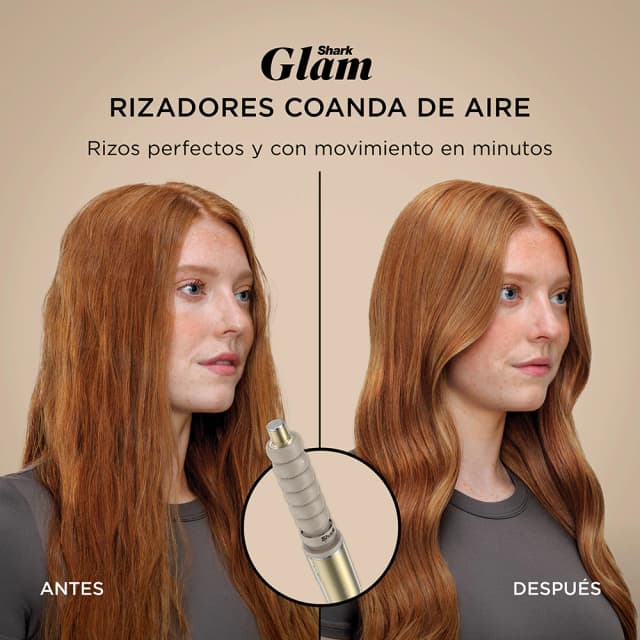 Detalle 2 de Shark HD6051SEU moldeador y secador con plancha 🎀