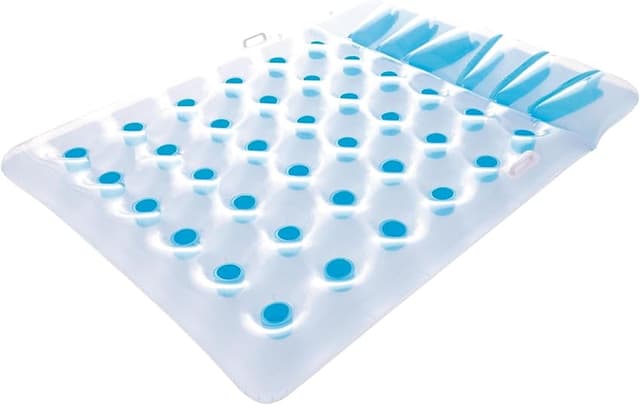 Detalle de Colchón Hinchable Double Beach 193 cm 🏖️ para Playa y Camping