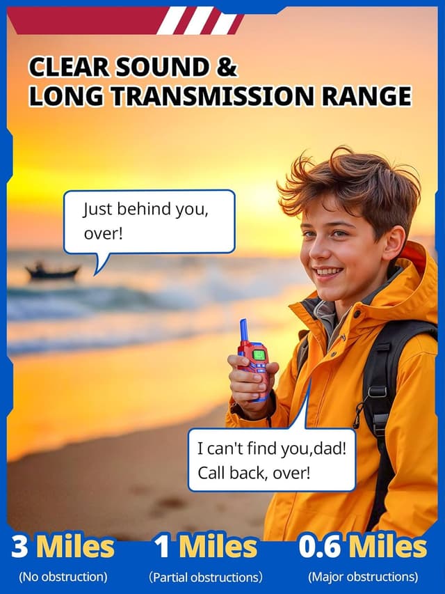 Detalle de Inspireyes Walkie-Talkie bambini 3 km
