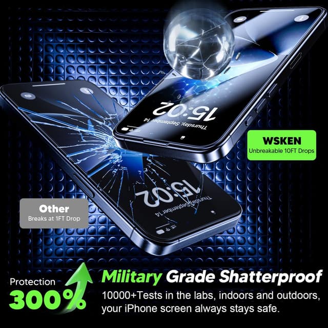 Detalle 2 de iPhone 17 Pro Max 9H screen protector