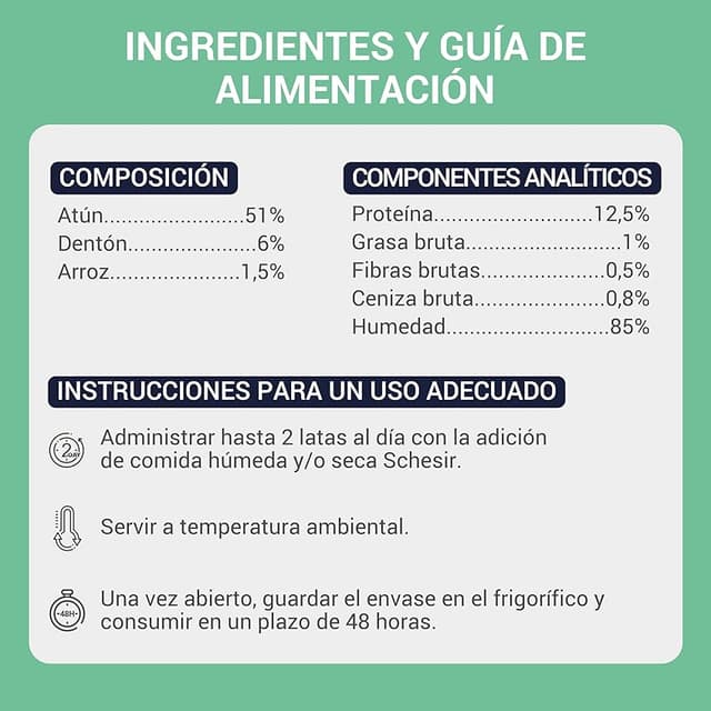 Thumbnail 4 de Schesir Filetes de Atún y Merluza 12×70 g 🐱