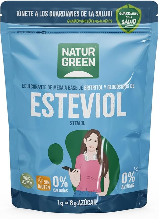 Imagen de NaturGreen Steviol Edulcorante Natural con Eritritol 500g 🍃 en OfertitasTOP