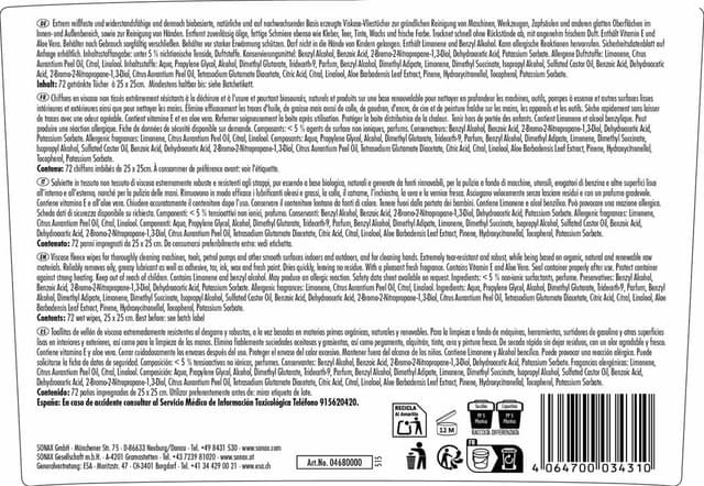 Thumbnail 2 de SONAX Multi wipes 72 pièces chiffonettes 🧽