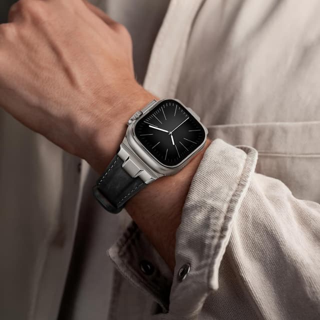 Detalle 2 de Suitisbest Leather Band for Apple Watch 49mm