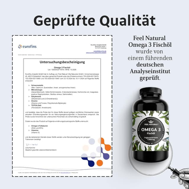 Thumbnail 4 de Omega 3 Kapseln hochdosiert 365 Tage đ