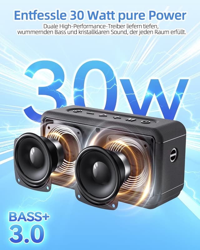 Detalle 2 de MADDECKERS GB03 30W Bluetooth Lautsprecher