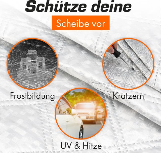 Thumbnail 5 de Upgrade4cars Frontscheibenabdeckung 145x100 cm