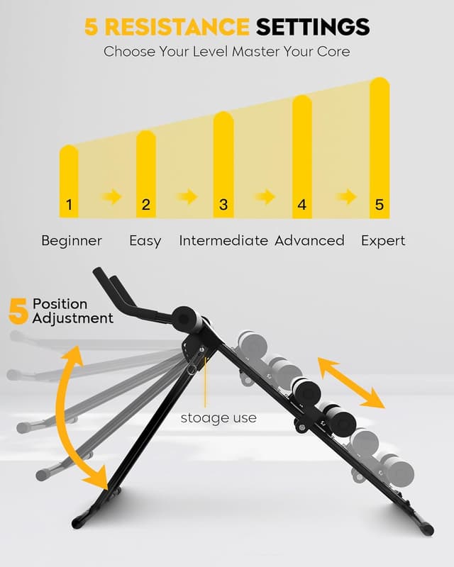 Thumbnail 2 de GUUG Machine Abdo Abdominaux Mulitfonction Pliable
