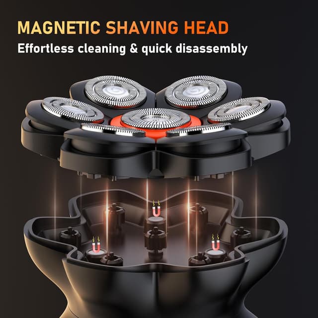 Detalle 2 de Maxgroom 7D electric head shaver for men 🪒