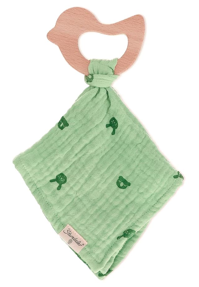 Thumbnail 6 de Sterntaler Baby Schmusetuch Enna & Otti mit Beißring – Bio-Koralle, waschbar (unisex)