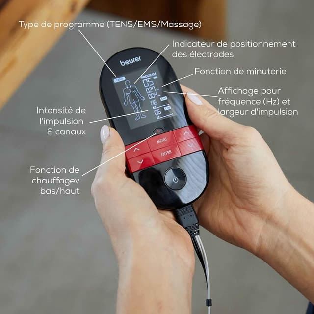 Thumbnail 5 de Beurer EM 59 Ă©lectrostimulateur 4-en-1 đ©ș