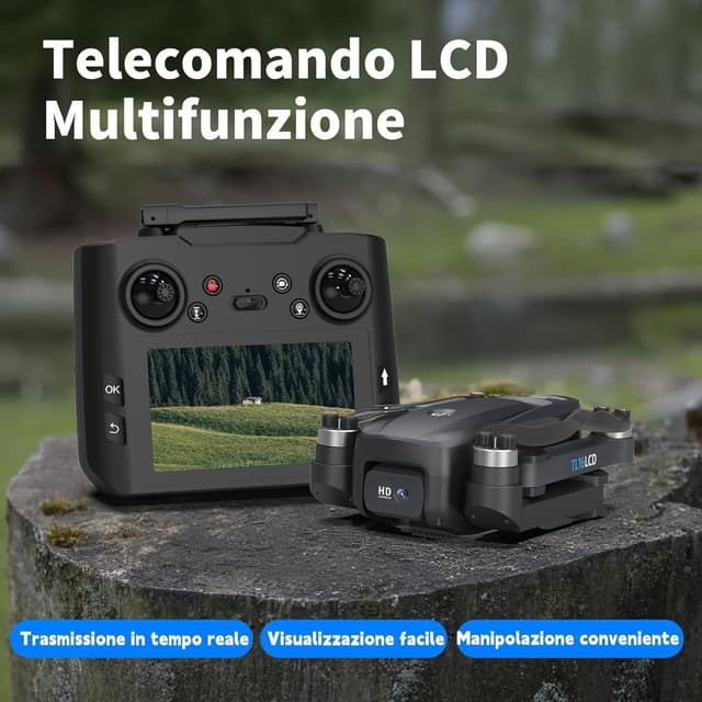 Detalle 2 de Tolatoyus TL16LCD Drone FPV con telecamera 4K, GPS e telecomando LCD