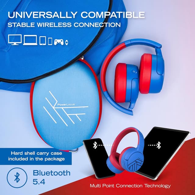 Thumbnail 5 de PowerLocus Bluetooth Kinder Kopfhörer 60H