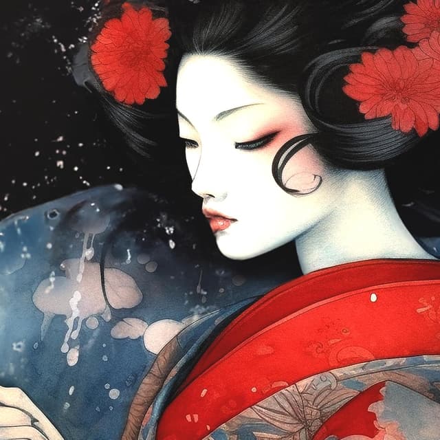 Detalle 2 de Titanwolf XXL Speed Gaming-Mauspad (900 x 400 mm, 3 mm) – Geisha 2