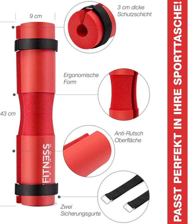 Thumbnail 1 de FITNESS METHOD® 2024 Langhantel Polster 1 Stück