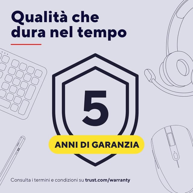 Thumbnail 5 de Trust Mouse Wireless Silenzioso 800-1600 DPI