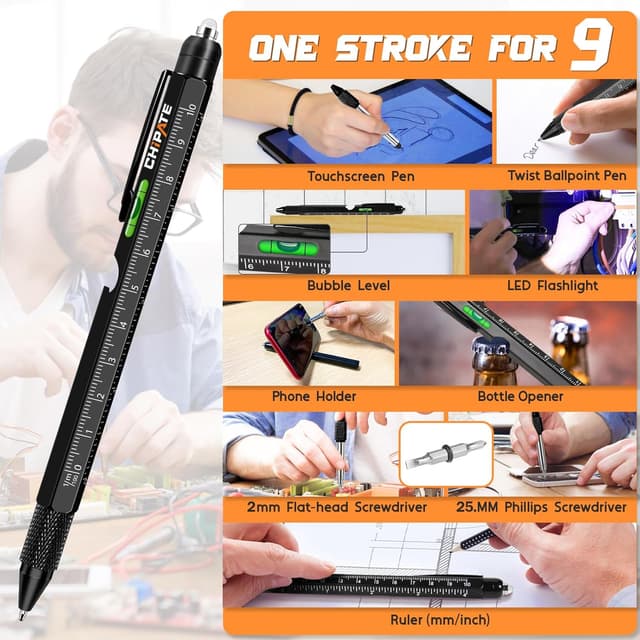 Thumbnail 3 de Chipate 9‑in‑1 Multifunktions Kugelschreiber