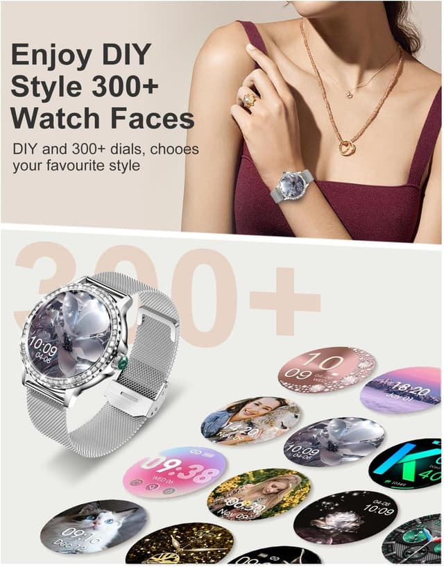 Detalle de Fitoncloud Diamonds 1.3-inch smartwatch