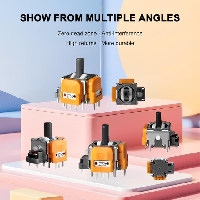 Detalle 2 de HLRAO 10PCS Hall-Effect Joysticks for PS5 Controller