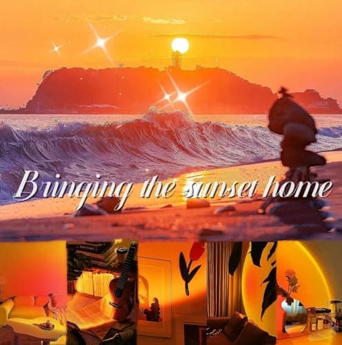 Thumbnail 6 de QUIGO Sunset Lamp: lámpara LED RGB de 16 colores 🎇