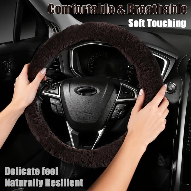 Thumbnail 3 de 7VSTOHS Lambskin Wool Wheel Cover