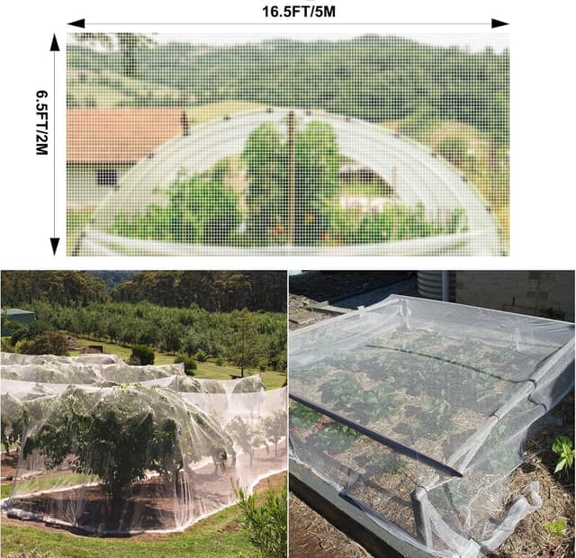 Detalle 2 de Ultra Fine HDPE Gardening Mesh Netting for Pest and Bird Protection (2x5m)