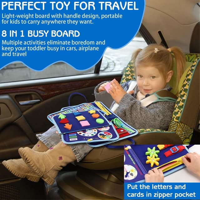 Thumbnail 3 de Esjay Toddler Busy Board 8 pages